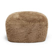 TOV Furniture Britt Contract-Grade Vegan Shearling Ottoman