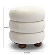 TOV Furniture Stefanie Performance Velvet Ottoman