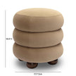 TOV Furniture Stefanie Performance Velvet Ottoman