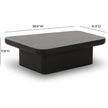 TOV Furniture Yoko Black Coffee Table