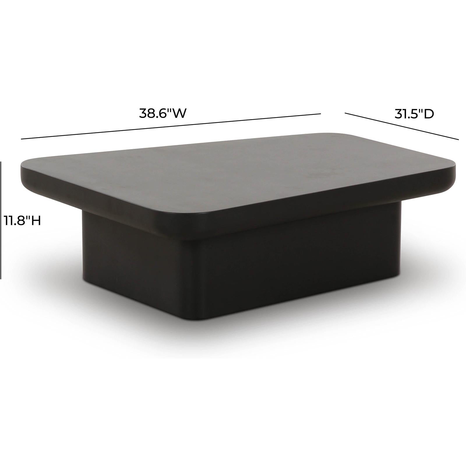 TOV Furniture Yoko Black Coffee Table