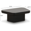 TOV Furniture Yoko Black Coffee Table 