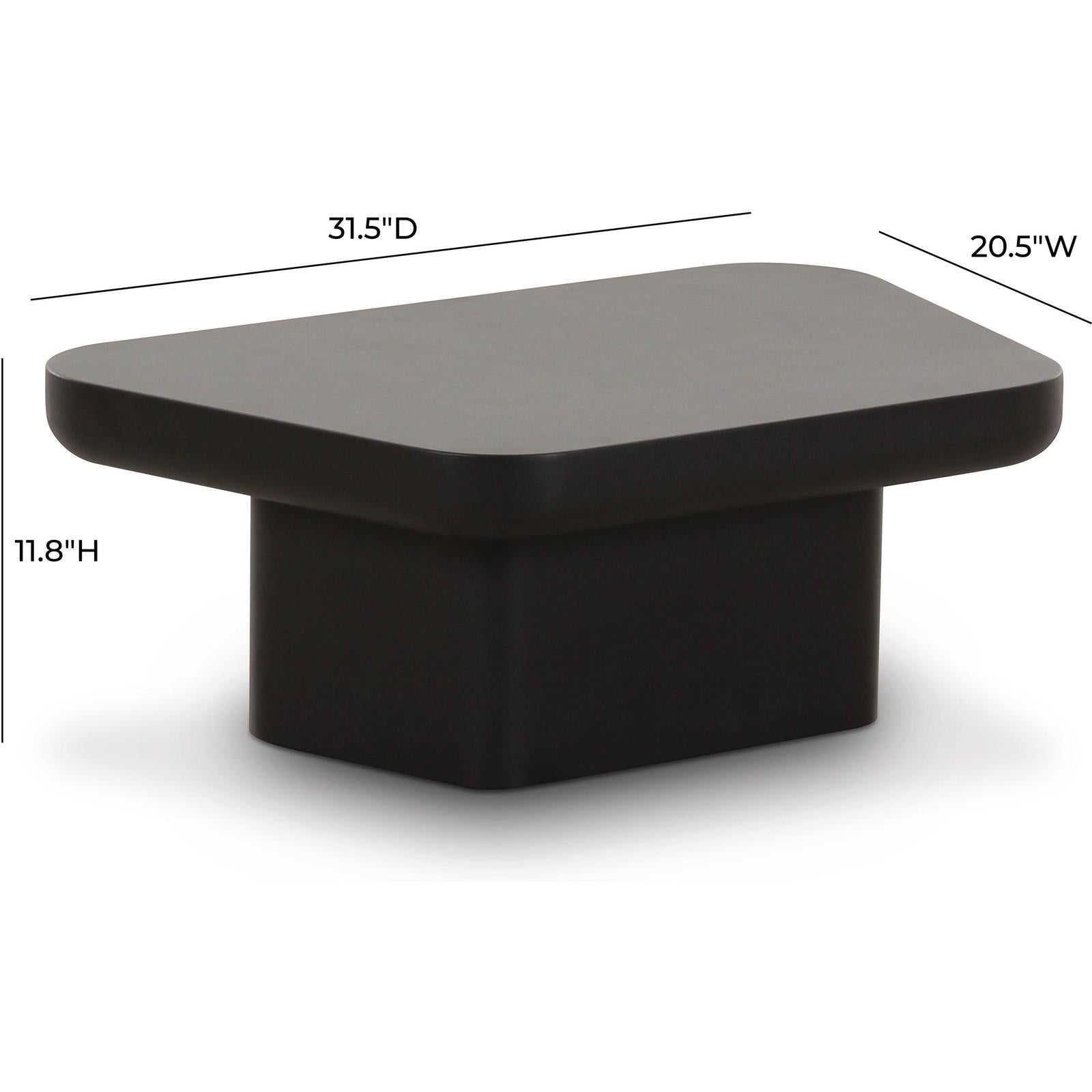 TOV Furniture Yoko Black Coffee Table 