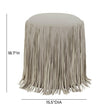 TOV Furniture Shag Me Performance Vegan Leather Ottoman