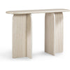 TOV Furniture Clementine Faux Travertine Console Table