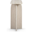 TOV Furniture Clementine Faux Travertine Console Table