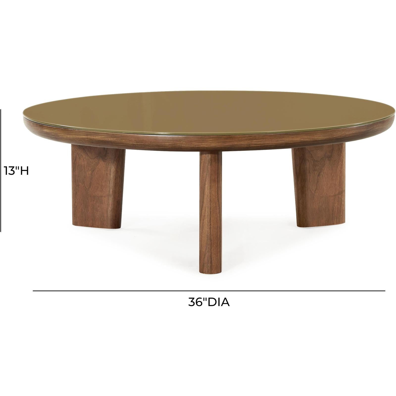 TOV Furniture Oani Walnut Coffee Table