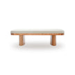 TOV Furniture Ollie White Performance Boucle Large Bench