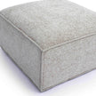 TOV Furniture Mindy Performance Chenille Basketweave Ottoman