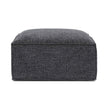 TOV Furniture Mindy Performance Chenille Basketweave Ottoman