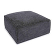 TOV Furniture Mindy Performance Chenille Basketweave Ottoman