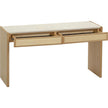 TOV Furniture Paige Natural Oak Drawer Console Desk