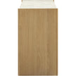 TOV Furniture Paige Natural Oak Drawer Console Desk