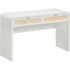 TOV Furniture Patty Rattan 2-Drawer Console Desk