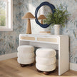 TOV Furniture Patty Rattan 2-Drawer Console Desk