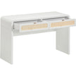 TOV Furniture Patty Rattan 2-Drawer Console Desk