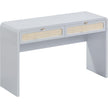 TOV Furniture Patty Rattan 2-Drawer Console Desk