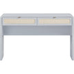 TOV Furniture Patty Rattan 2-Drawer Console Desk