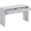 TOV Furniture Patty Rattan 2-Drawer Console Desk