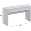 TOV Furniture Patty Rattan 2-Drawer Console Desk