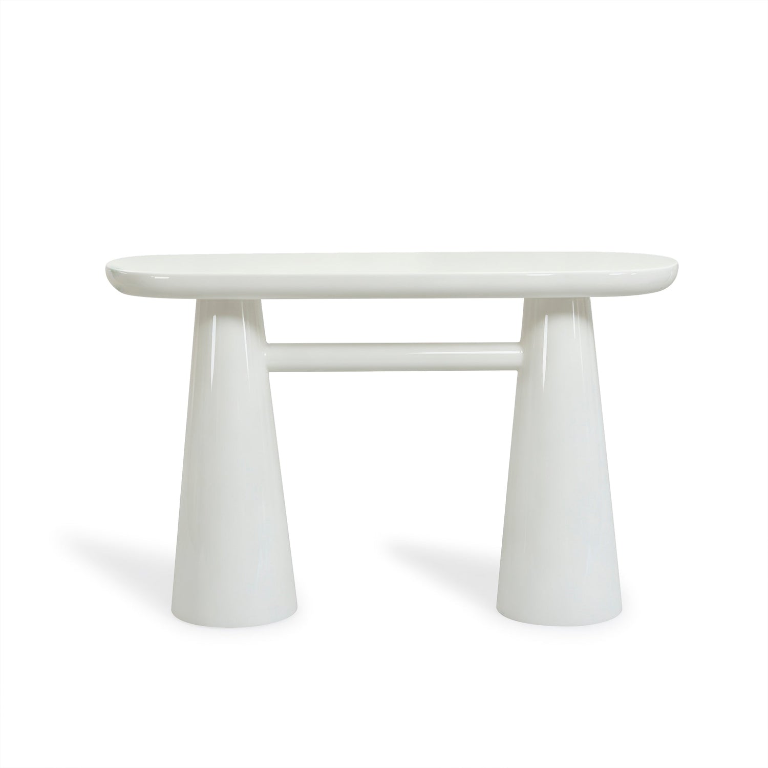 TOV Furniture Baila 50" Glossy Lacquer Console Table