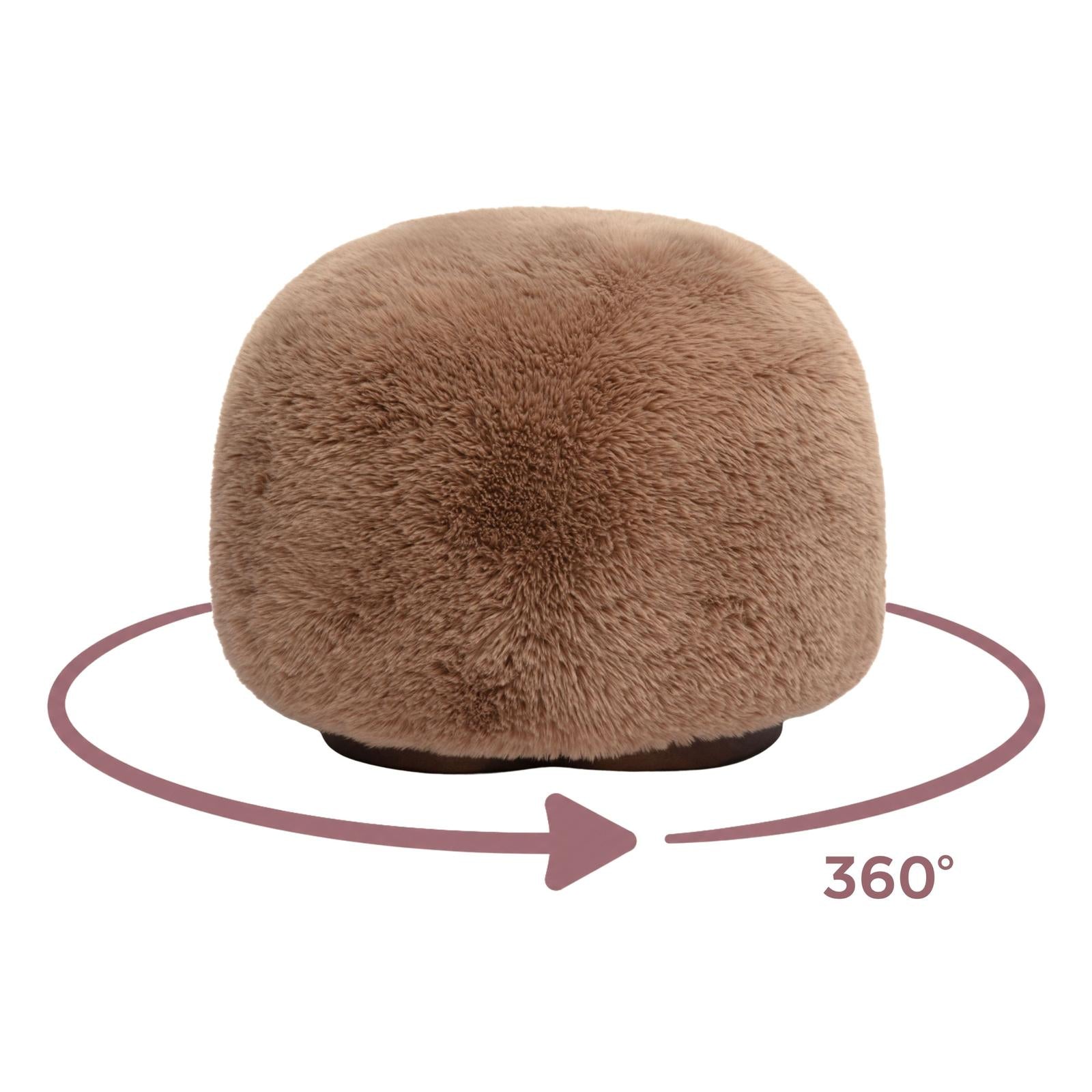 TOV Furniture Oopa Swivel Ottoman