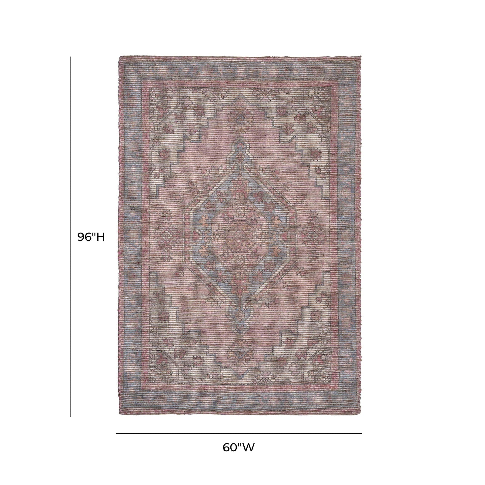 TOV Furniture Madra Blush Tone Area Rug