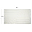 TOV Furniture Loop White Area Rug