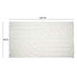 TOV Furniture Loop White Area Rug