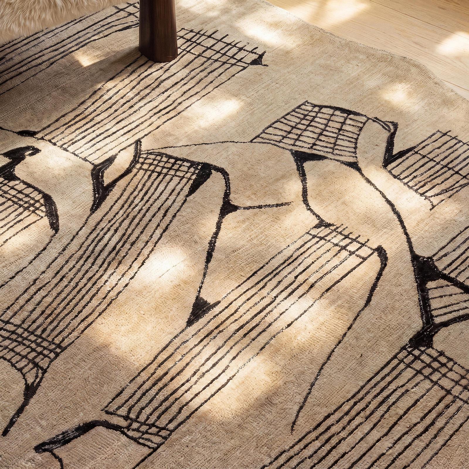 TOV Furniture Mezzo Natural Hand Tufted Wool Area Rug 5'X8'