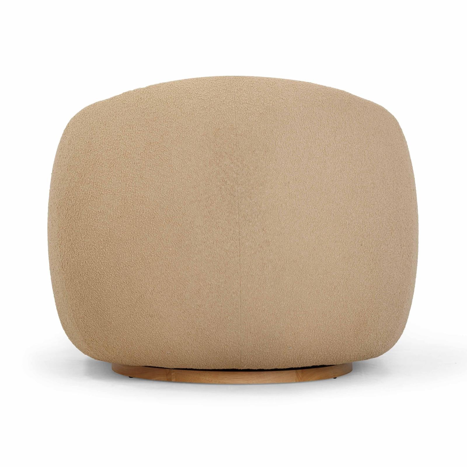 TOV Furniture Judy Boucle Swivel Chair