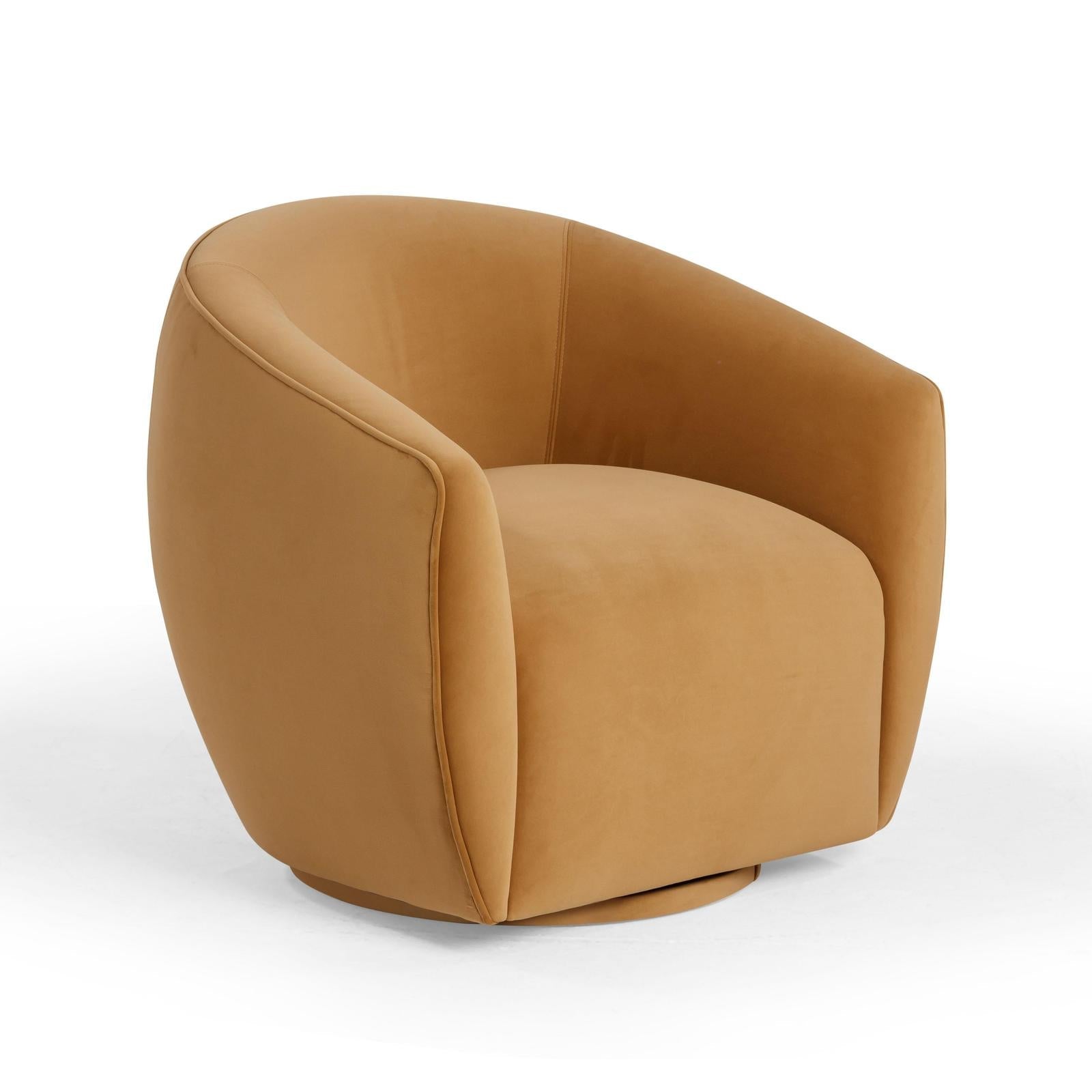 TOV Furniture Jordan Velvet Swivel Chair