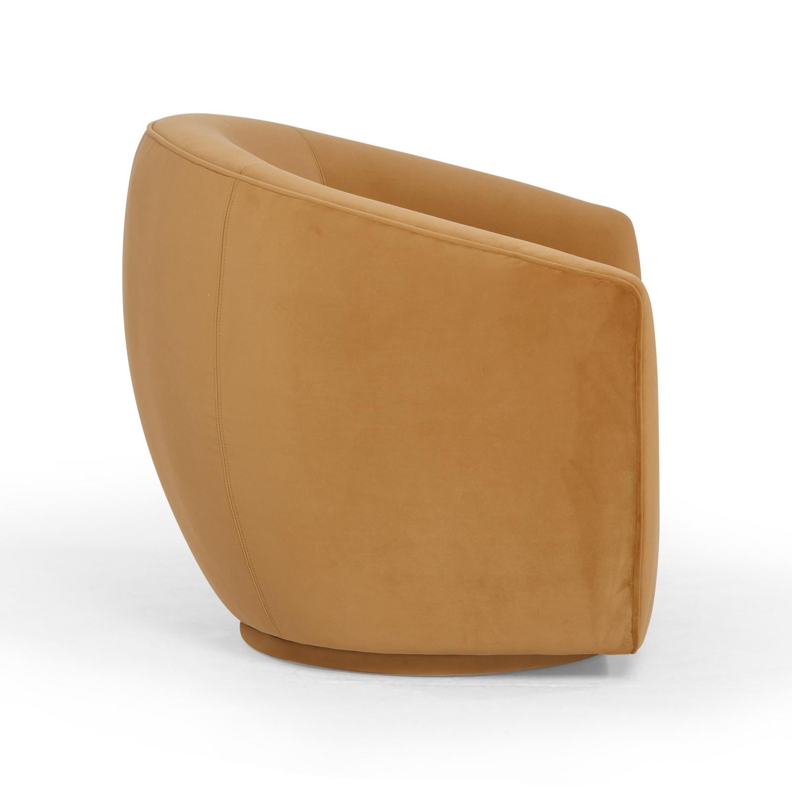 TOV Furniture Jordan Velvet Swivel Chair