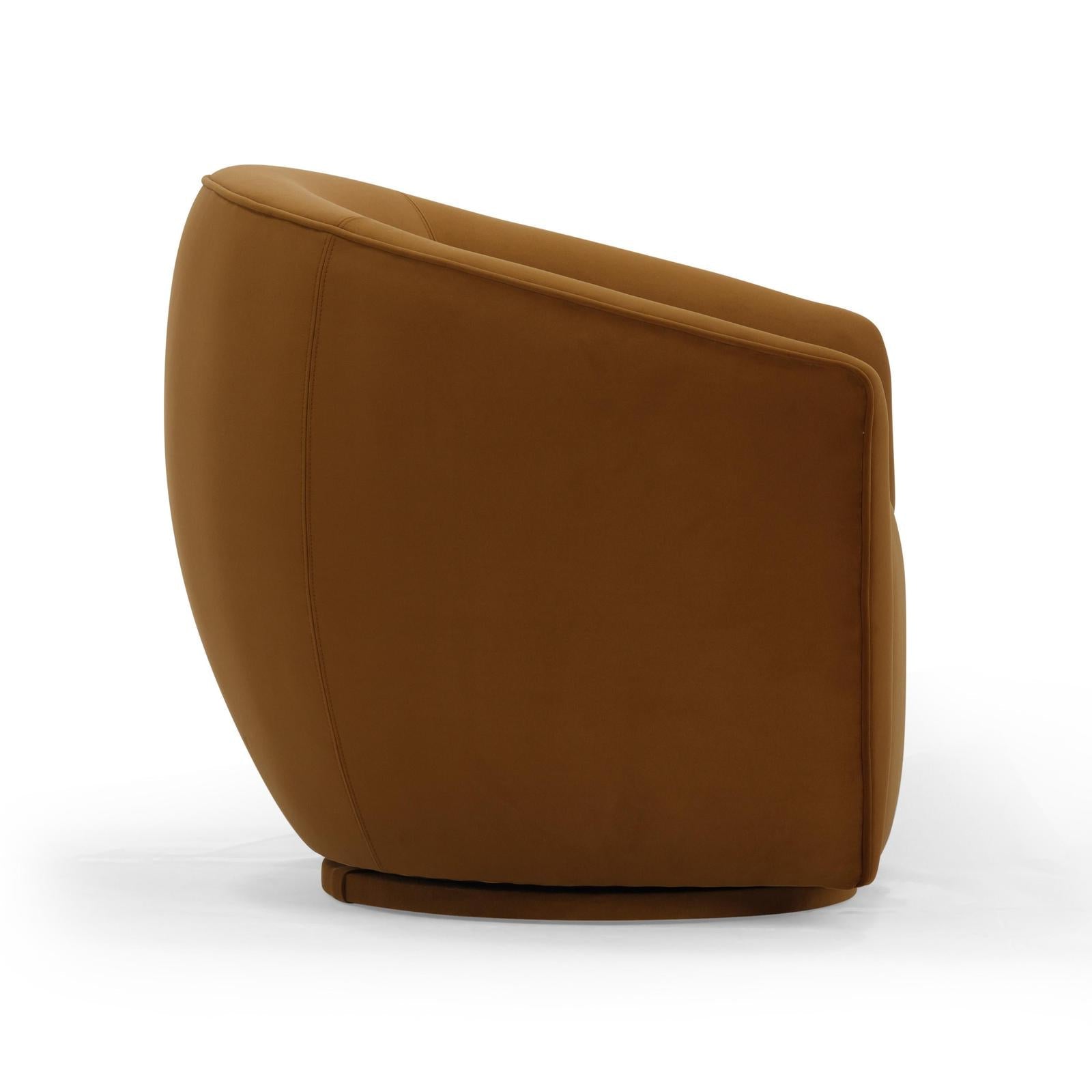 TOV Furniture Jordan Velvet Swivel Chair