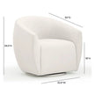 TOV Furniture Jordan Velvet Swivel Chair