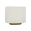 TOV Furniture Presley Cream Velvet Swivel Accent Chair
