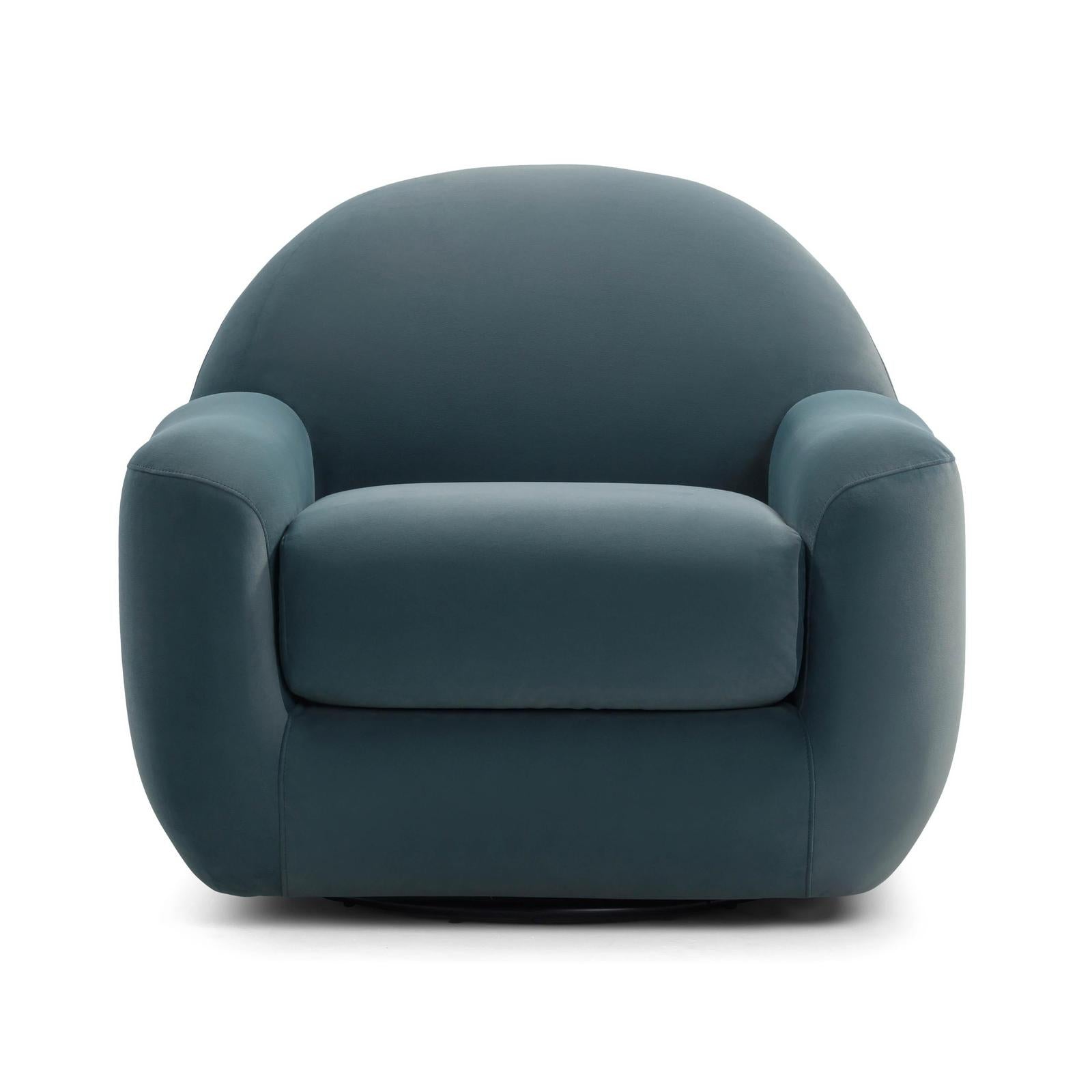 TOV Furniture Tiago Velvet Swivel Chair