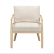 TOV Furniture Dixie Cream Performance Corduroy Accent Chair