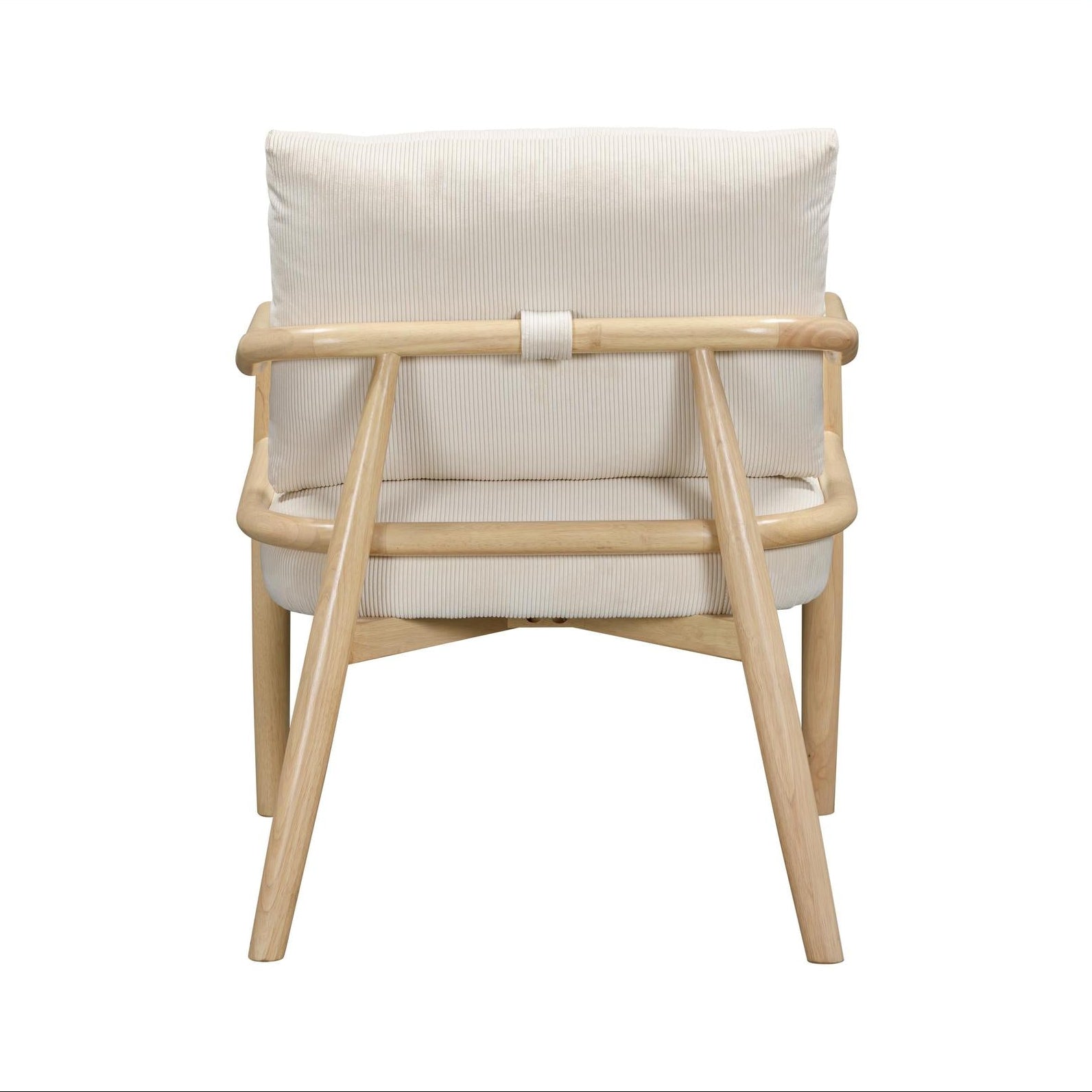 TOV Furniture Dixie Cream Performance Corduroy Accent Chair