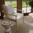 TOV Furniture Dixie Chenille Velvet Accent Chair