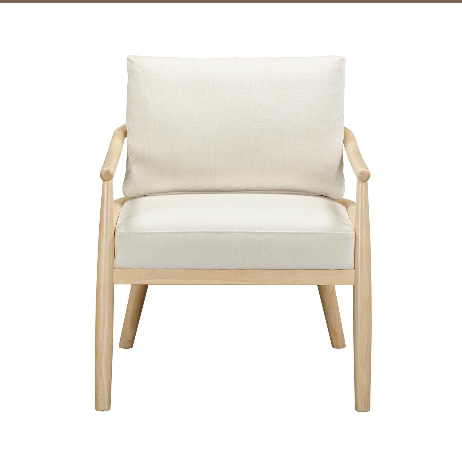 TOV Furniture Dixie Chenille Velvet Accent Chair