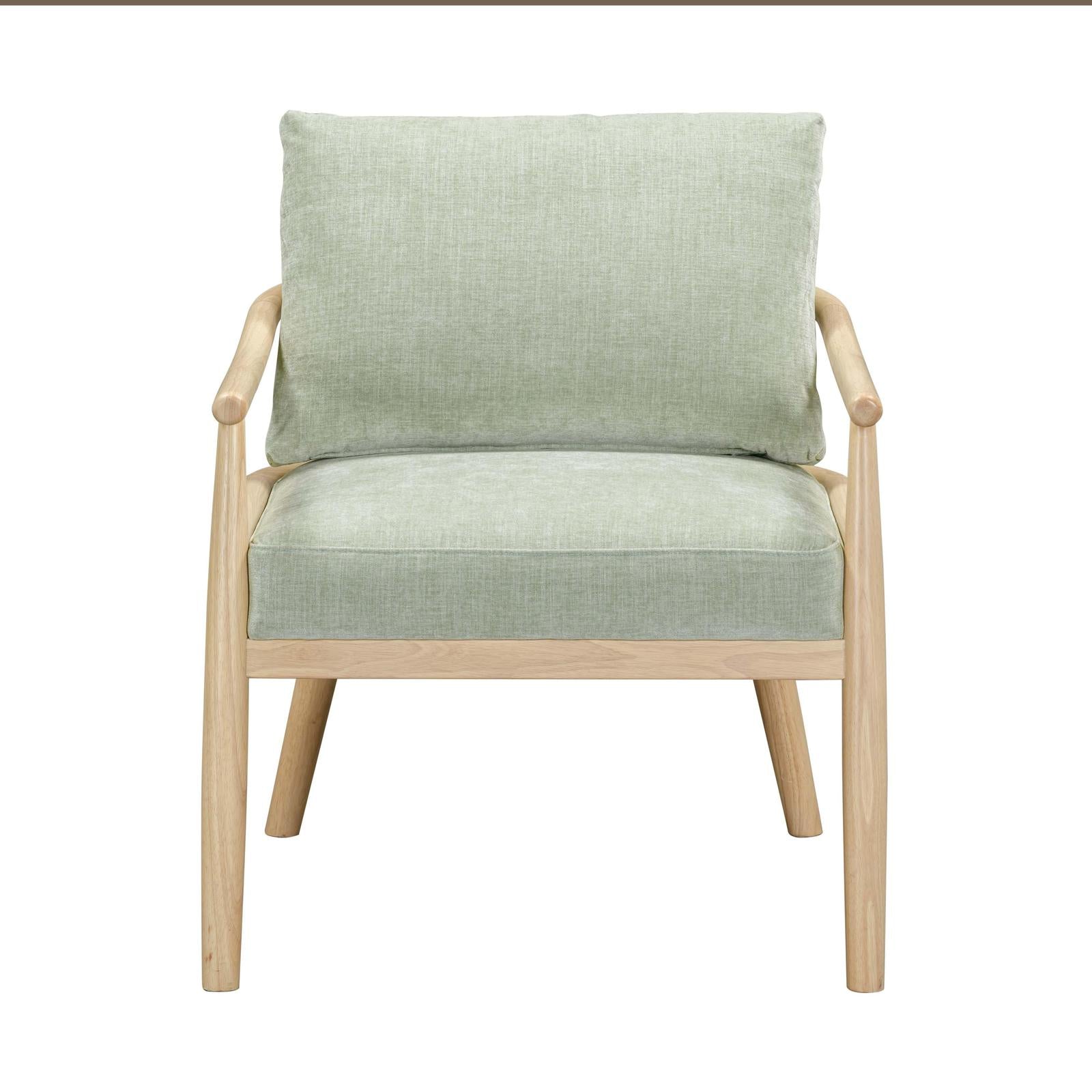 TOV Furniture Dixie Chenille Velvet Accent Chair