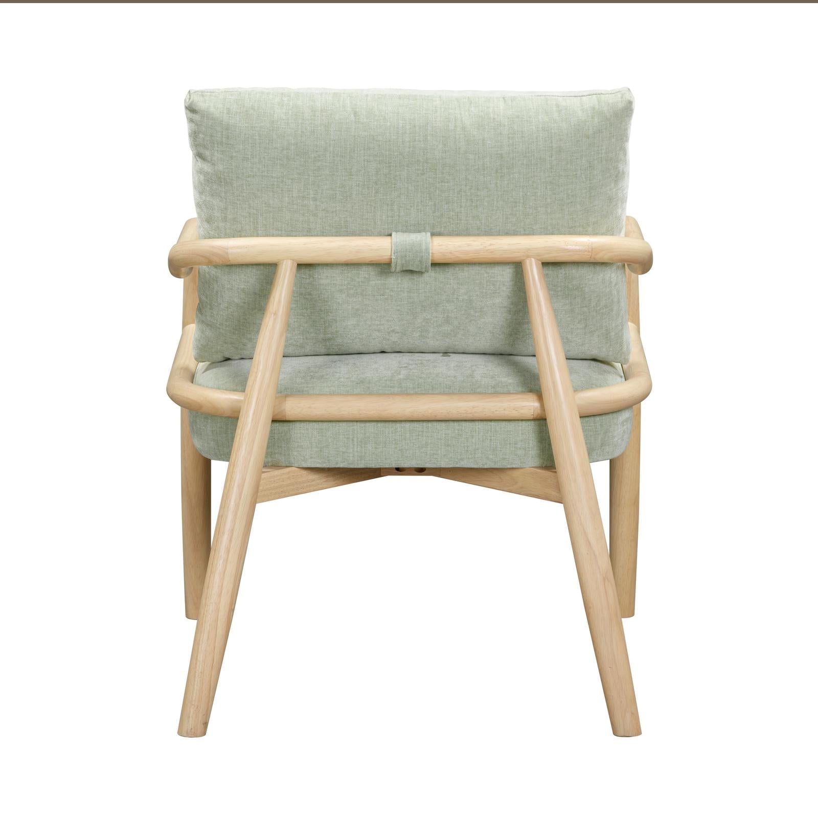 TOV Furniture Dixie Chenille Velvet Accent Chair