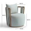 TOV Furniture Paolo Swivel Chair