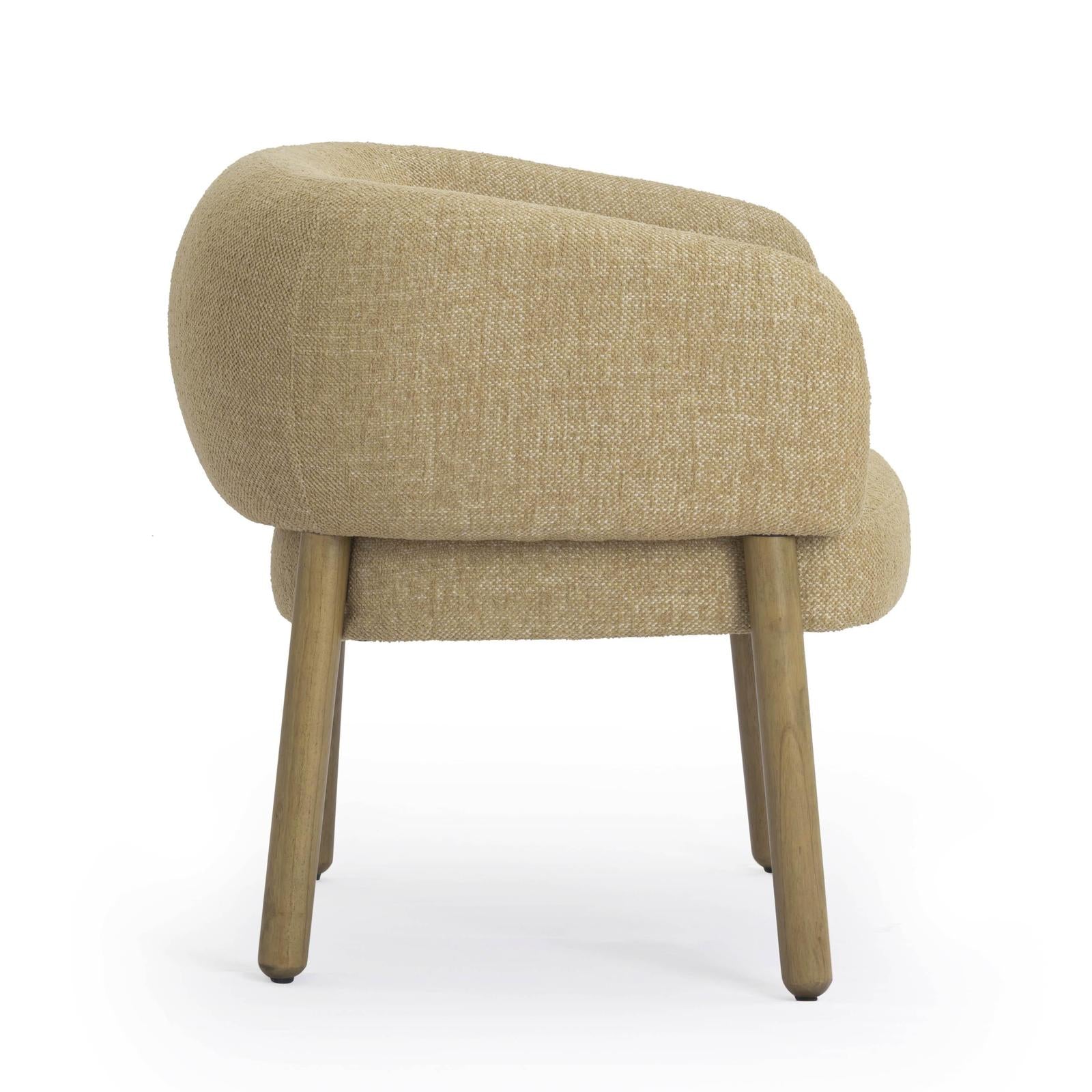 TOV Furniture Foxy Textured Performance Fabric Accent Chair