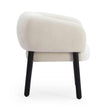 TOV Furniture Foxy Cream Performance Basketweave Chenille Accent Chair