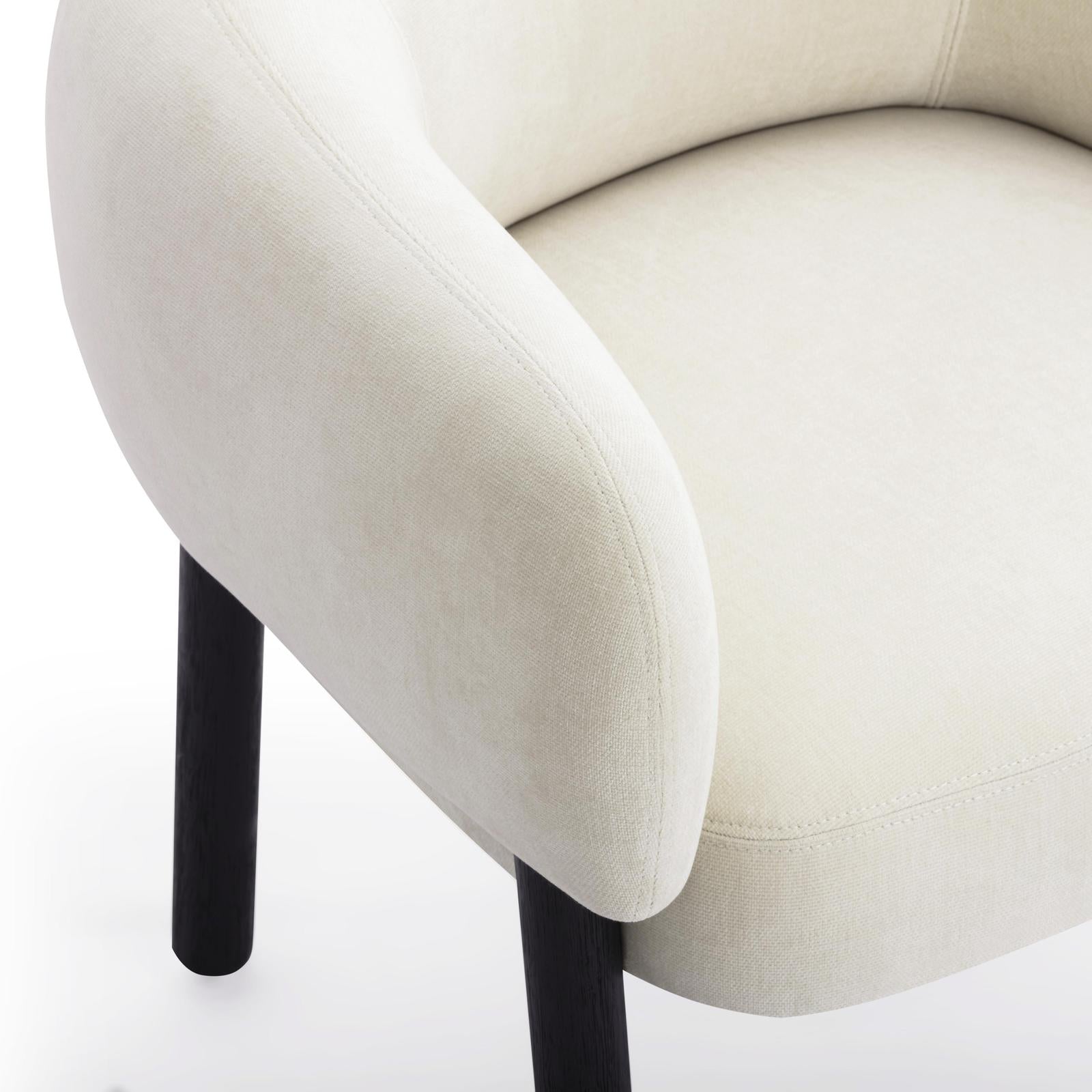 TOV Furniture Foxy Cream Performance Basketweave Chenille Accent Chair