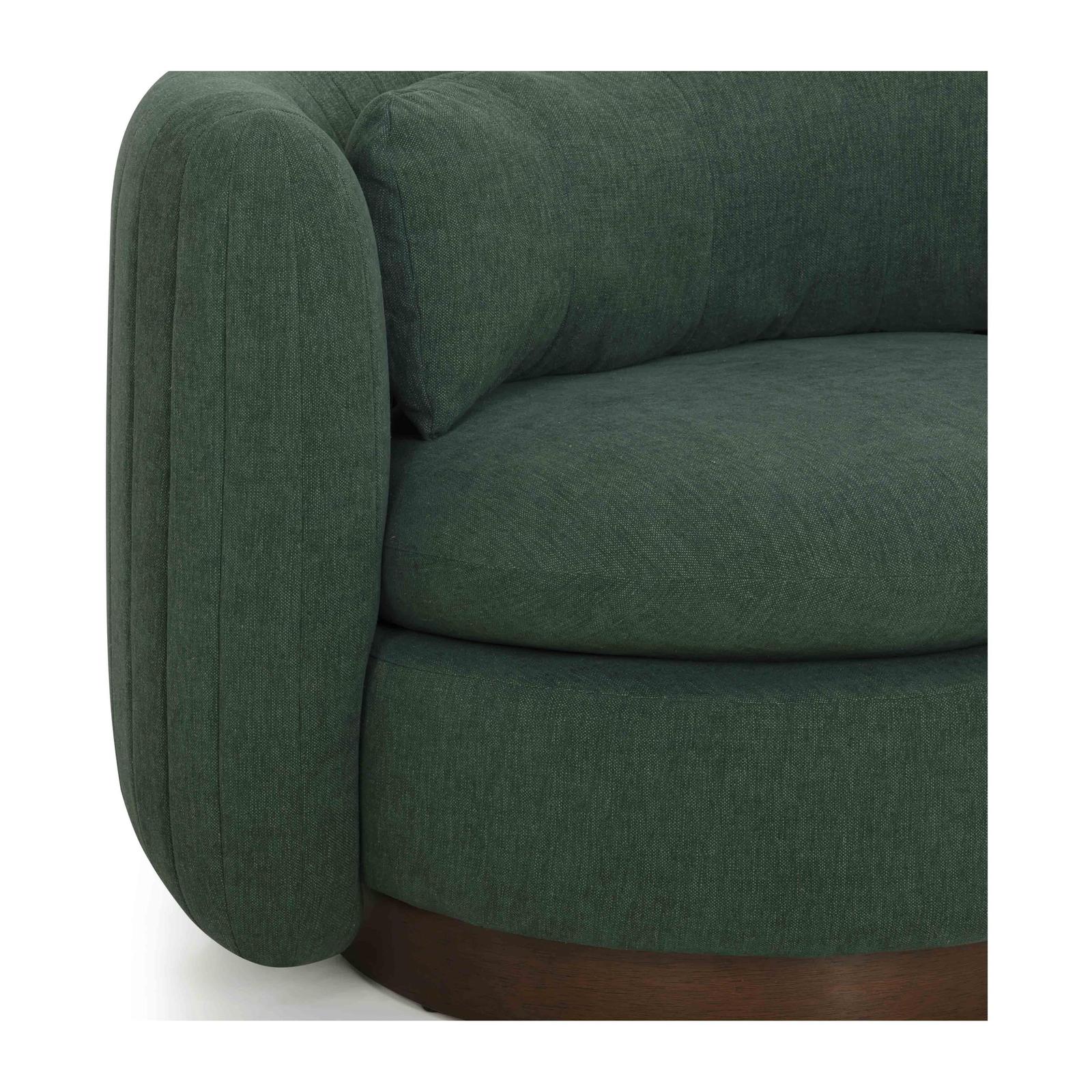 TOV Furniture Nura Contract-Grade Chenille Swivel Accent Chair
