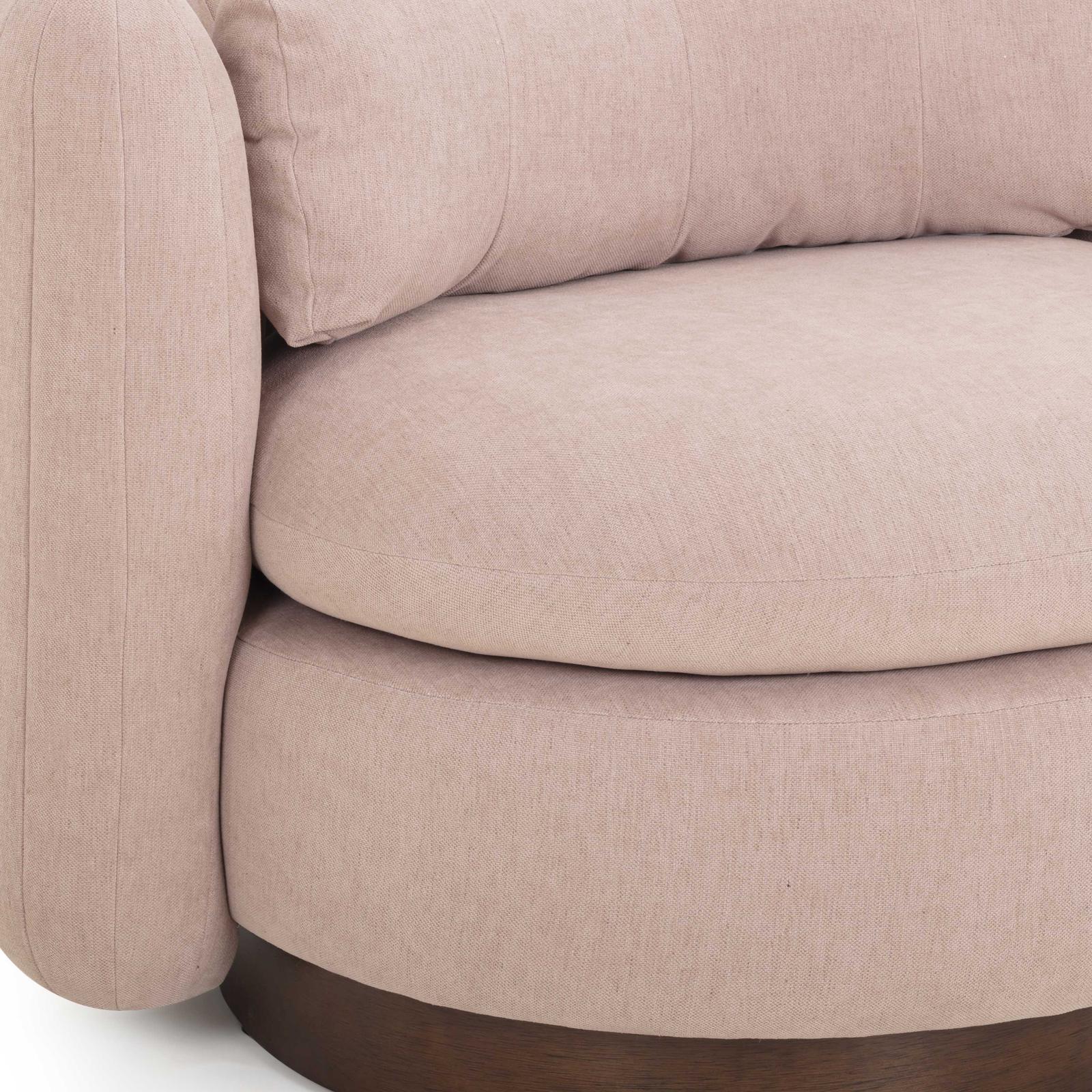 TOV Furniture Nura Contract-Grade Chenille Swivel Accent Chair
