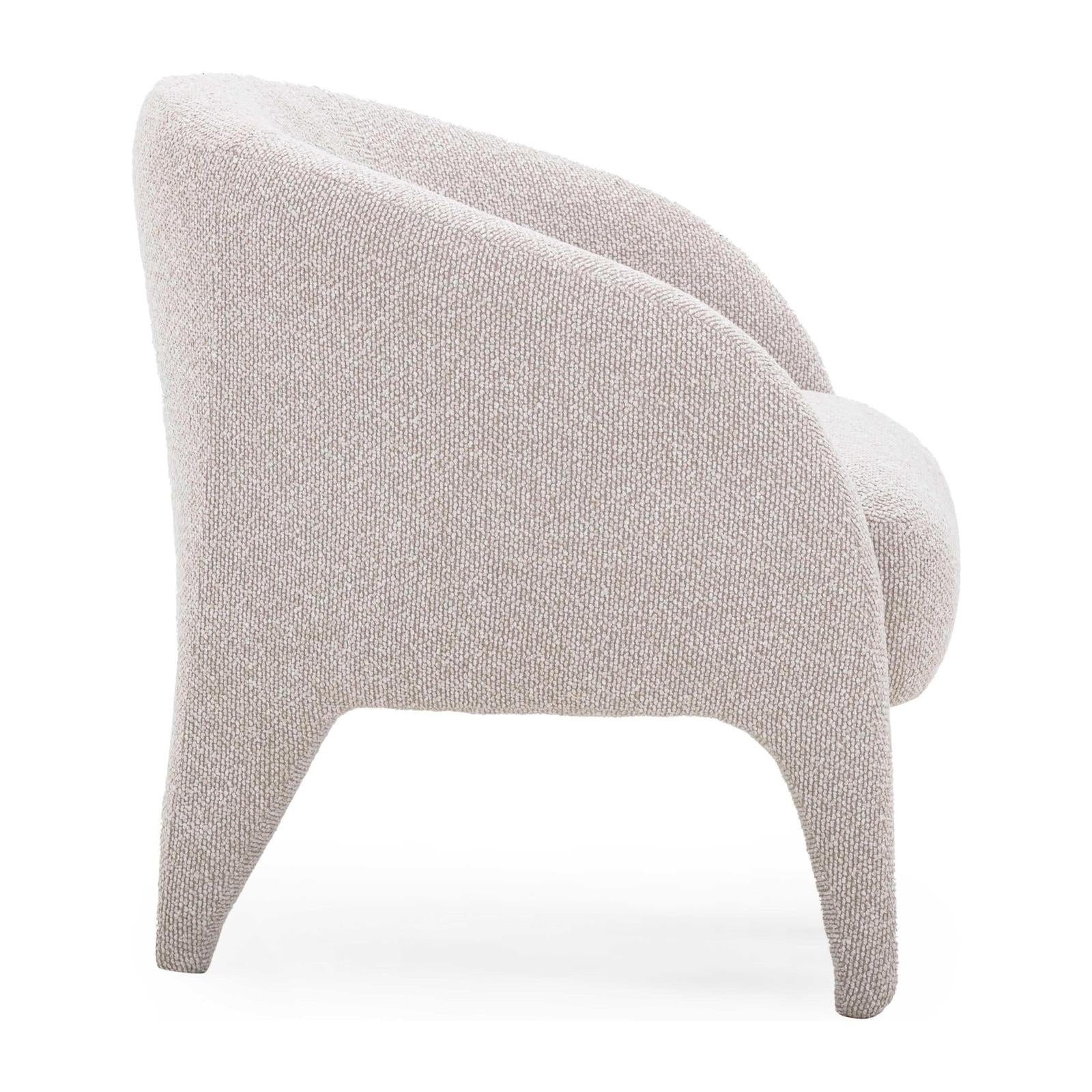 TOV Furniture Kris Warm Grey Performance Boucle Accent Chair